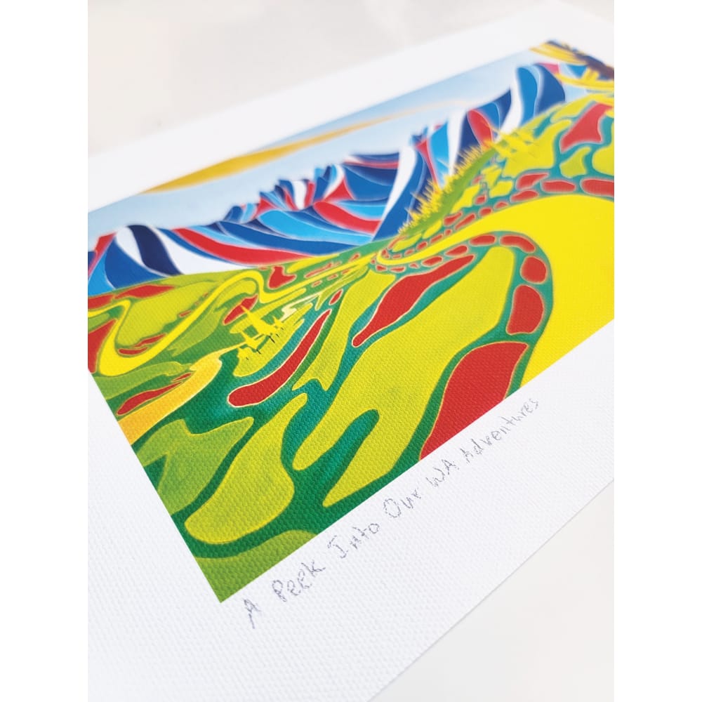 A Peek Into Our WA Adventures Print