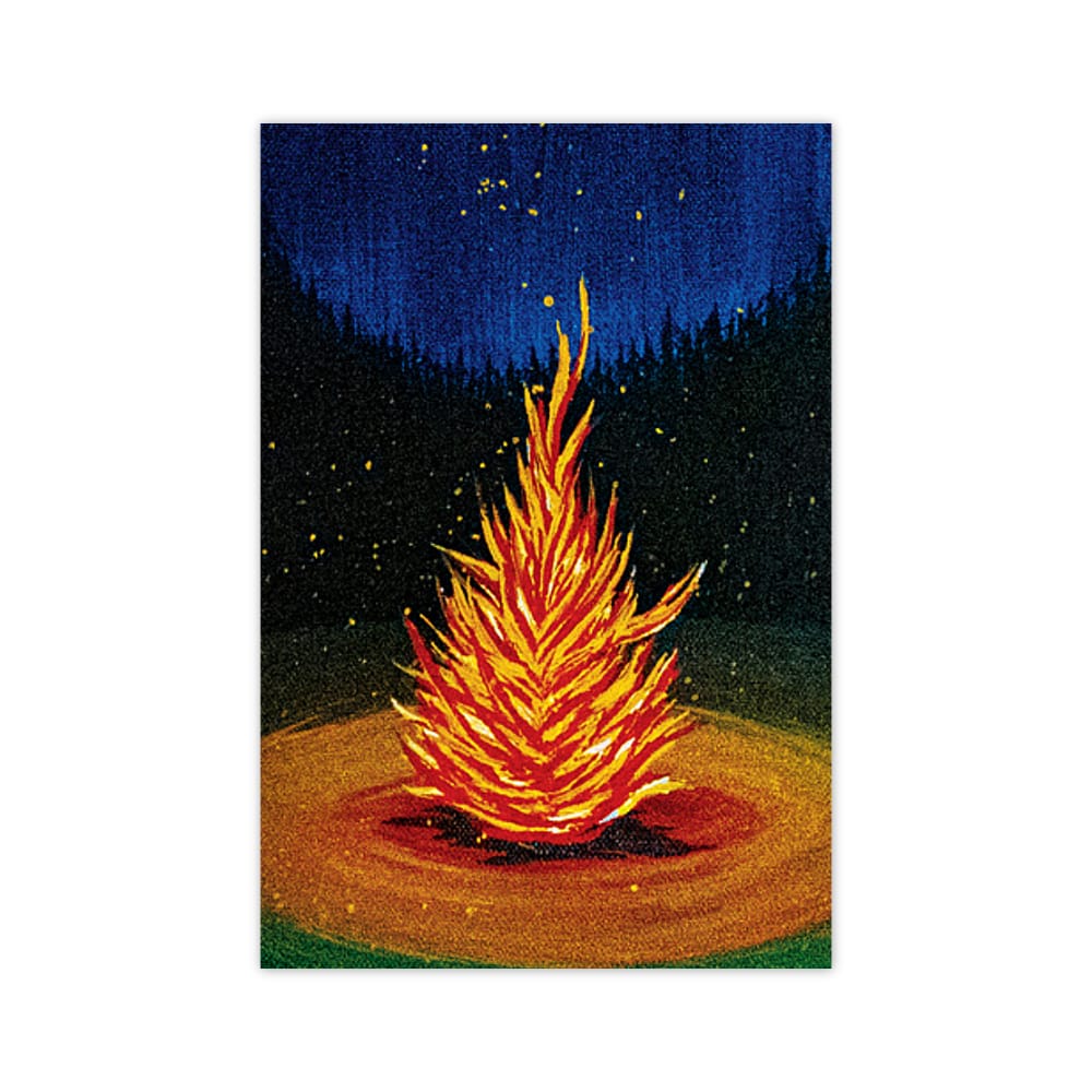 Bonfire Postcard