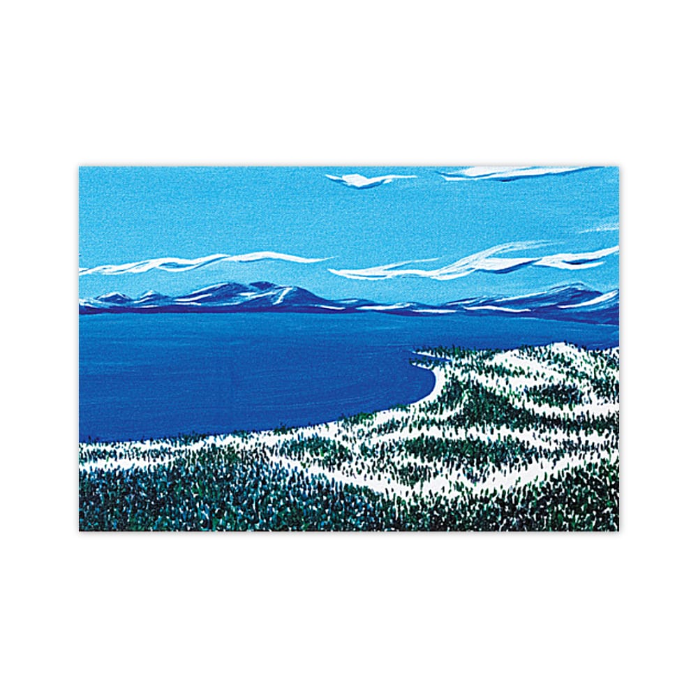 Lake Tahoe Winter Postcard