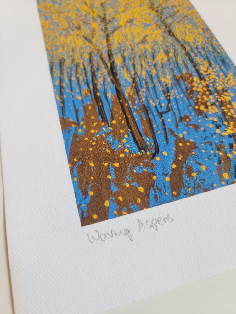 Waving Aspens Print