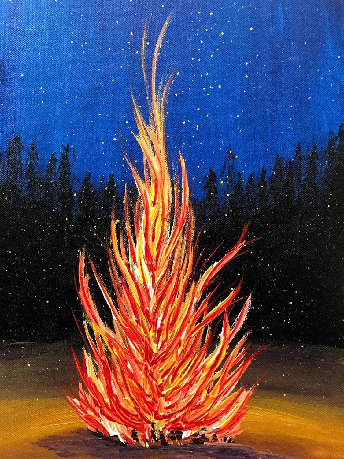Roaring Bonfire