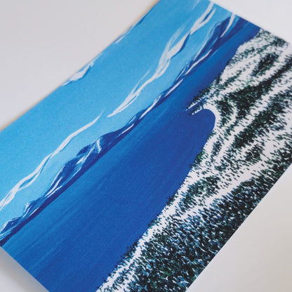 Lake Tahoe Winter Postcard