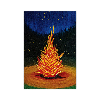Bonfire Postcard