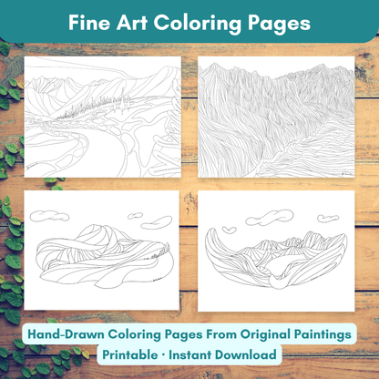 Nature-Themed Coloring Pages