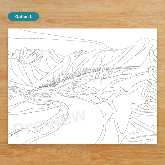 Nature-Themed Coloring Pages