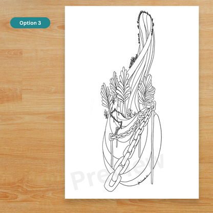 Nature-Themed Coloring Pages