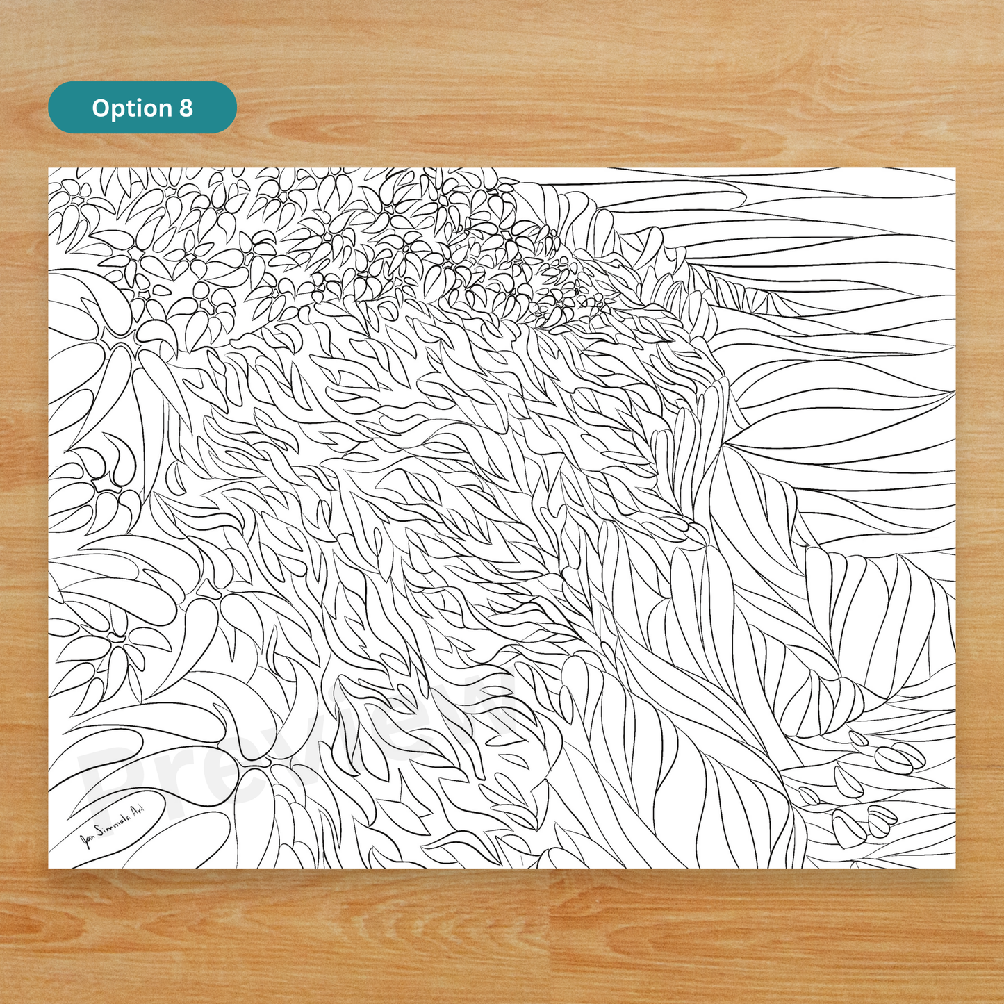 Nature-Themed Coloring Pages