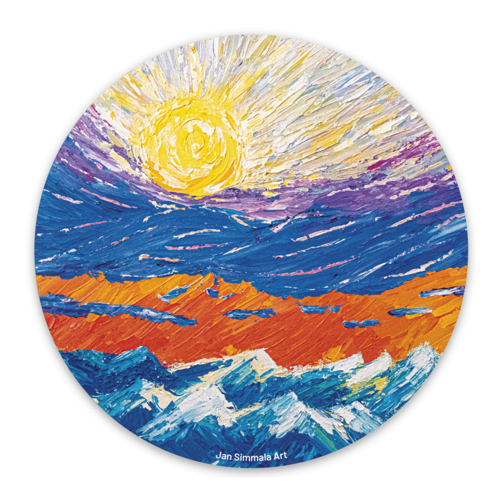 Lake Tahoe Snowy Mountains Sticker