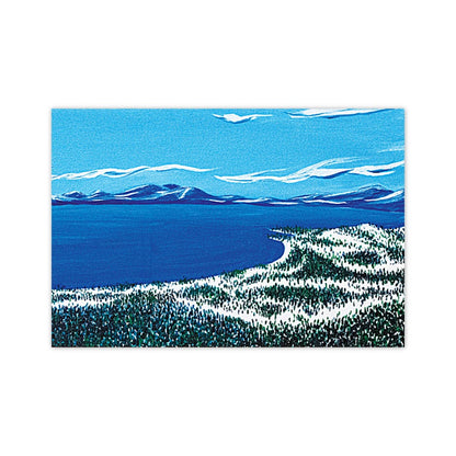 Lake Tahoe Winter Postcard
